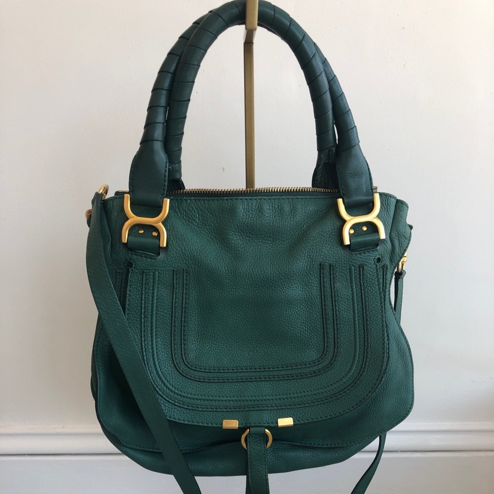 Chloe medium Marcie leather satchel